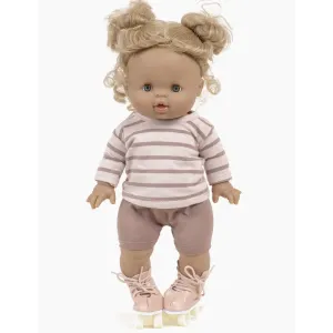 Pink Sailor Top 2Pc Jersey Set