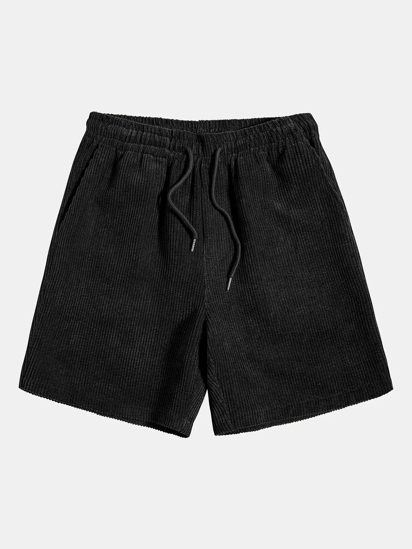 Platón® | Slogan Back Print Oversize T-Shirt & Corduroy Shorts