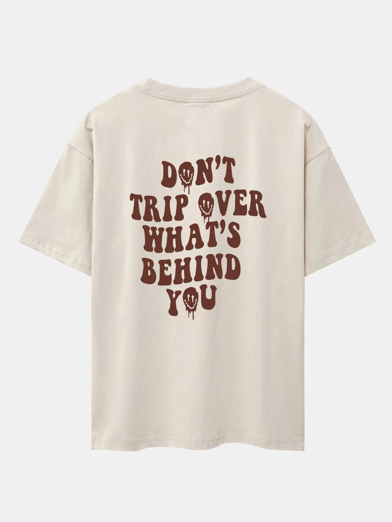 Platón® | Slogan Back Print Oversize T-Shirt & Corduroy Shorts