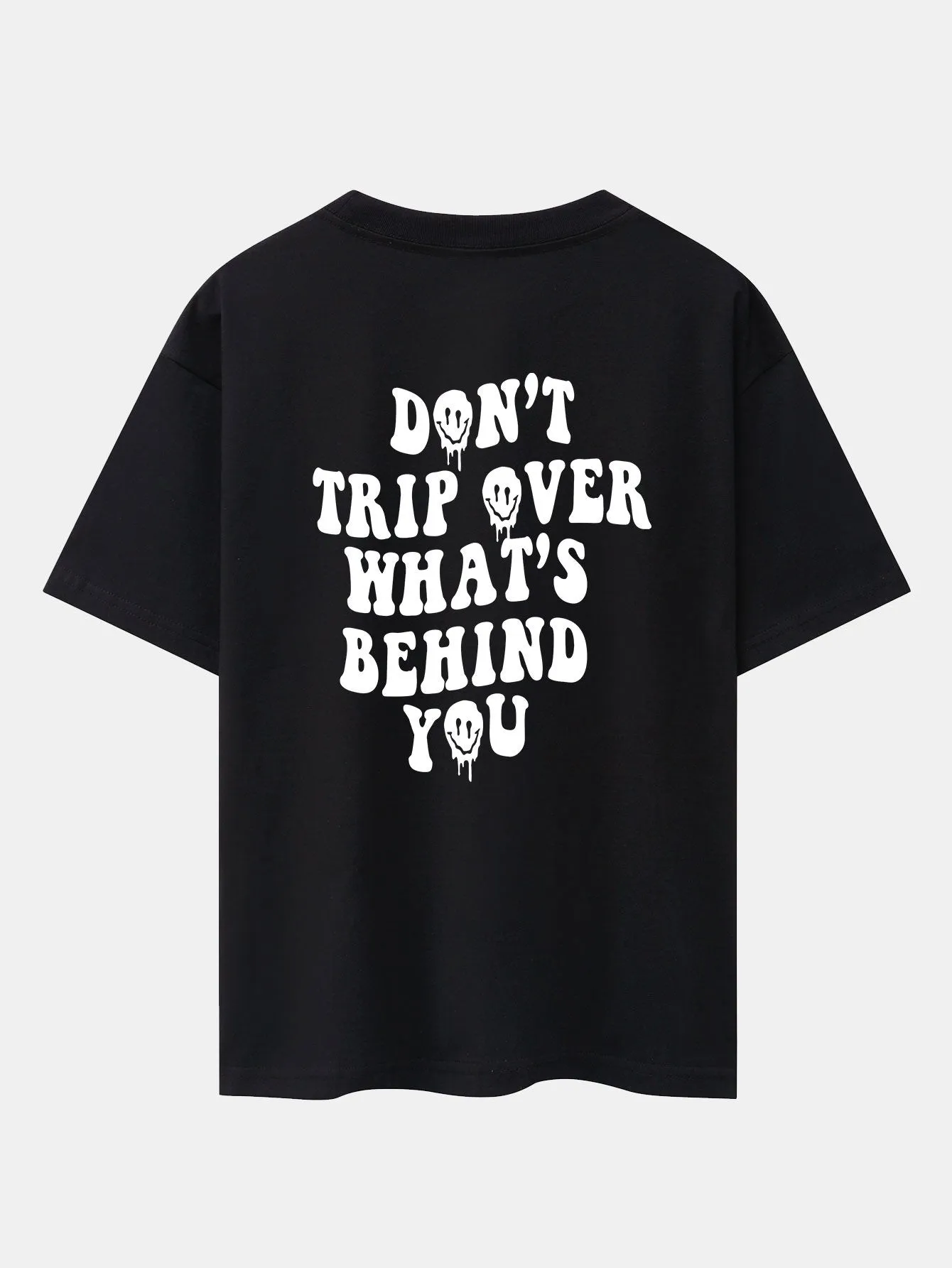 Platón® | Slogan Back Print Oversize T-Shirt & Corduroy Shorts