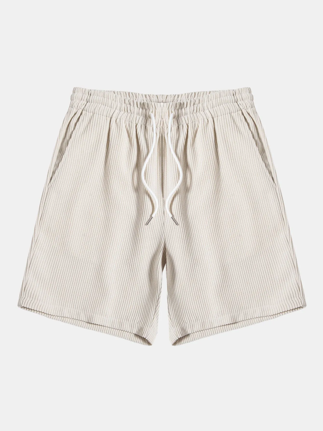 Plinio® | Create Adam Print Heavy Weight Oversize T-Shirt & Corduroy Shorts