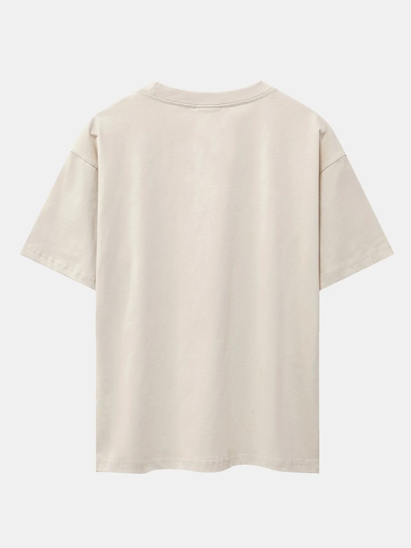 Policarpo® | Florida Palm Tree Print Heavy Weight Oversize T-Shirt & Corduroy Shorts