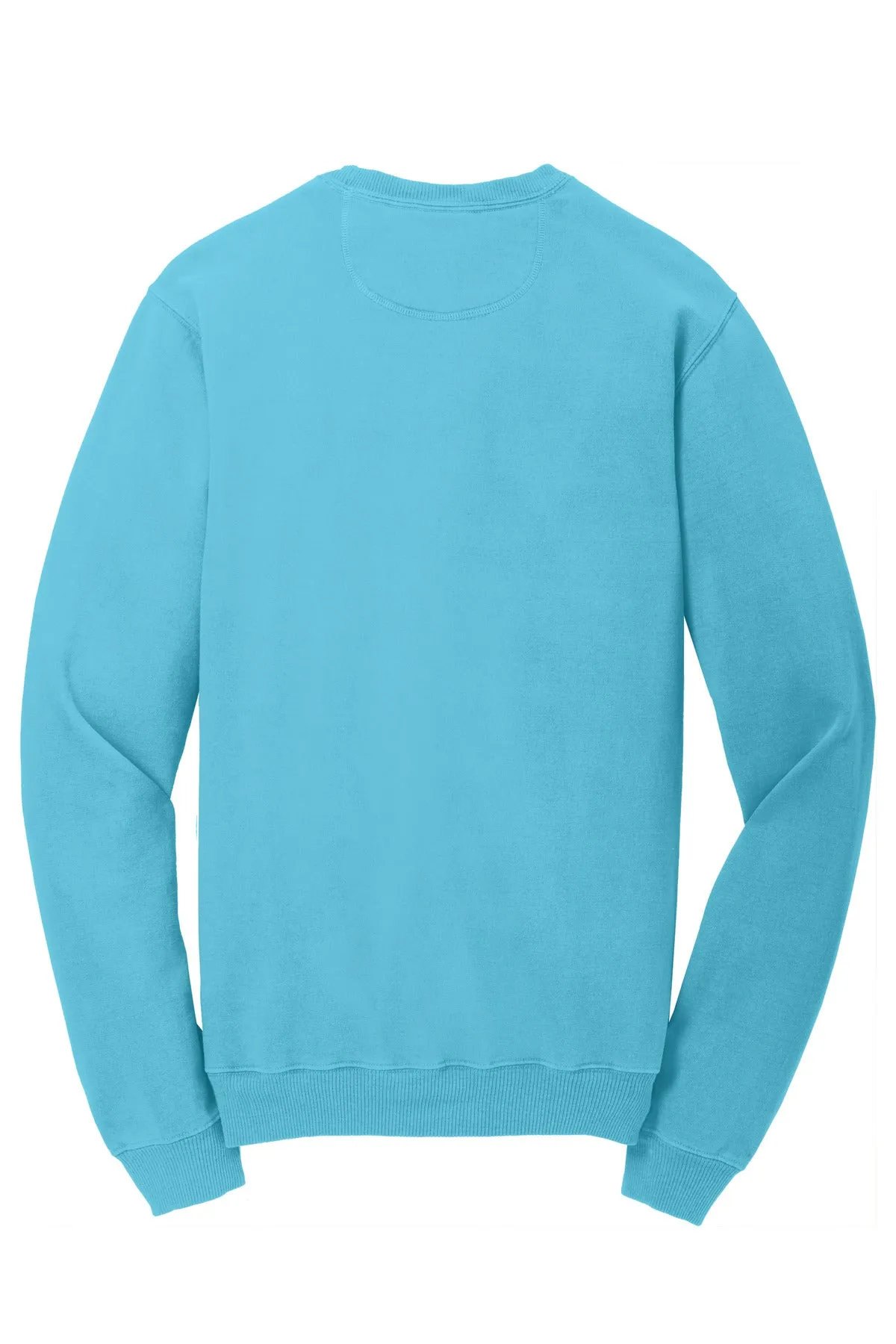 Port & Company Beach Wash Garment-Dyed Crewneck Sweatshirt PC098 Tidal Wave