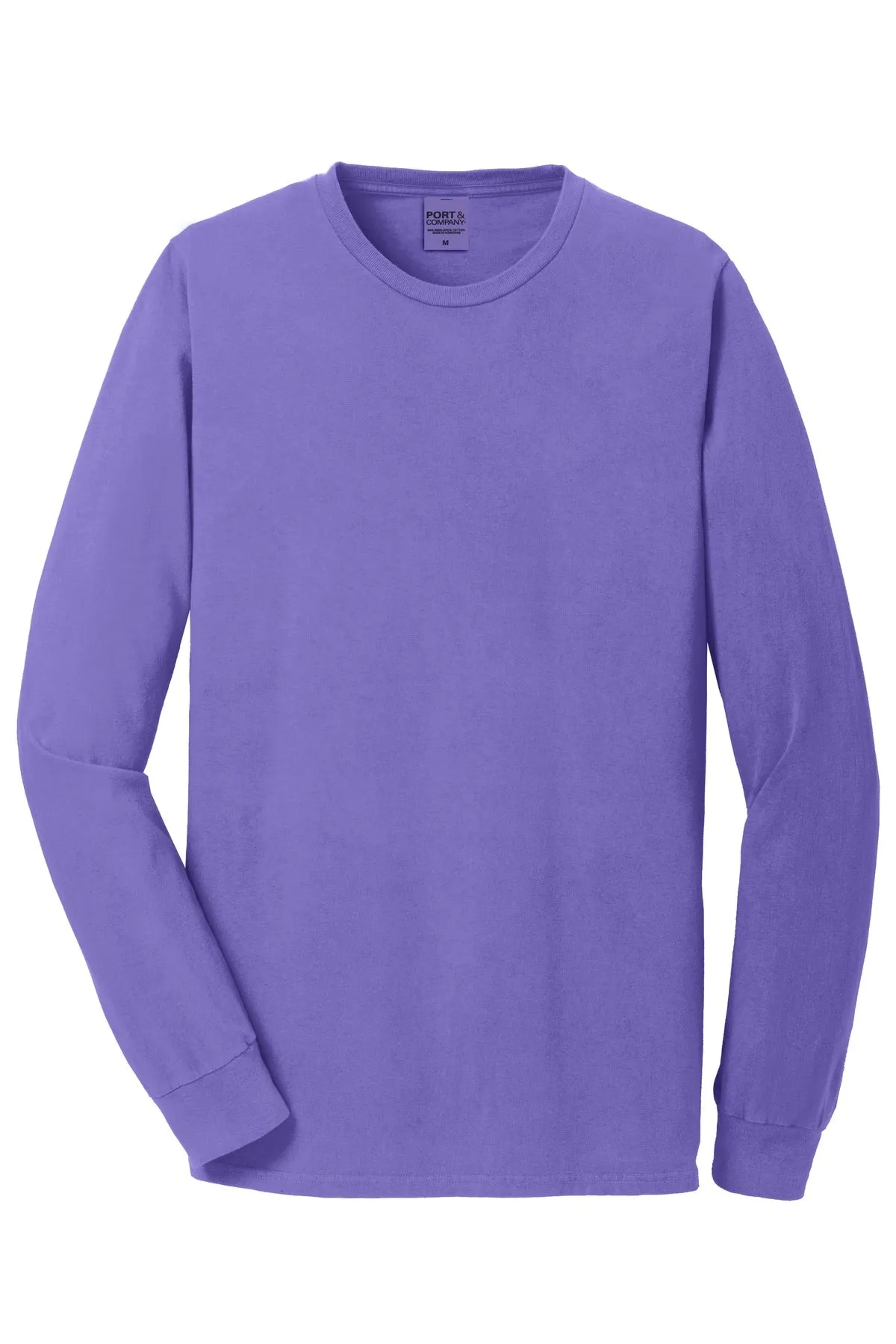 Port & Company Beach Wash Garment-Dyed Long Sleeve Tee PC099LS Amethyst