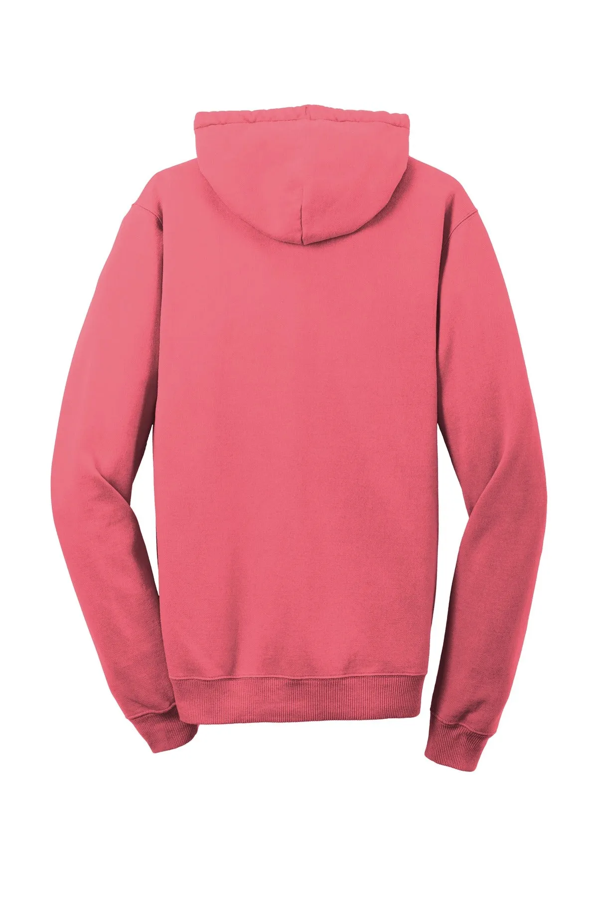 Port & Company Beach Wash Garment-Dyed Pullover Hooded Sweatshirt. PC098H Fruit Punch