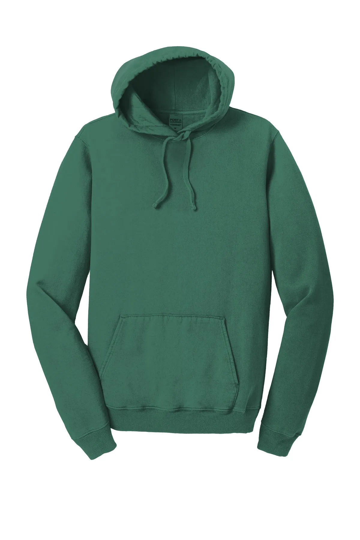 Port & Company Beach Wash Garment-Dyed Pullover Hooded Sweatshirt. PC098H Nordic Green