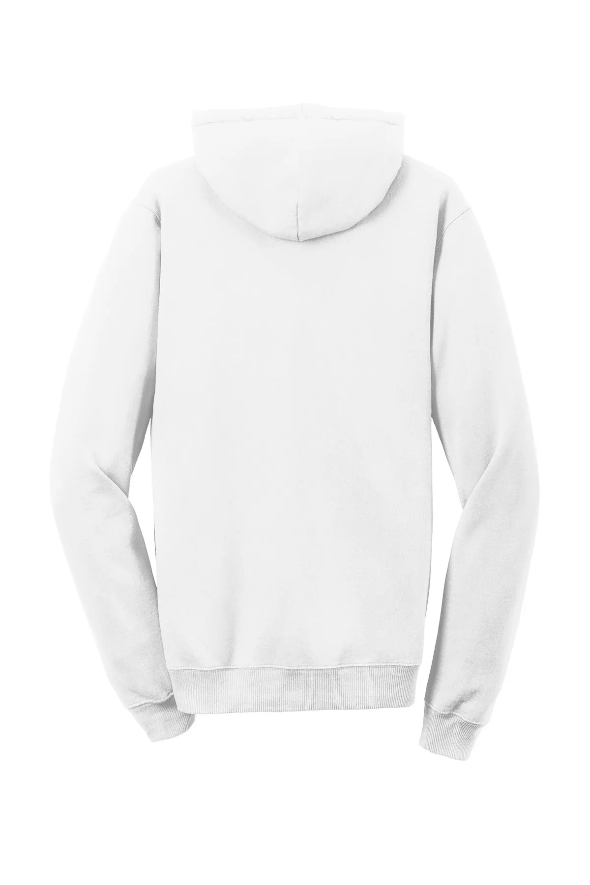Port & Company Beach Wash Garment-Dyed Pullover Hooded Sweatshirt. PC098H White