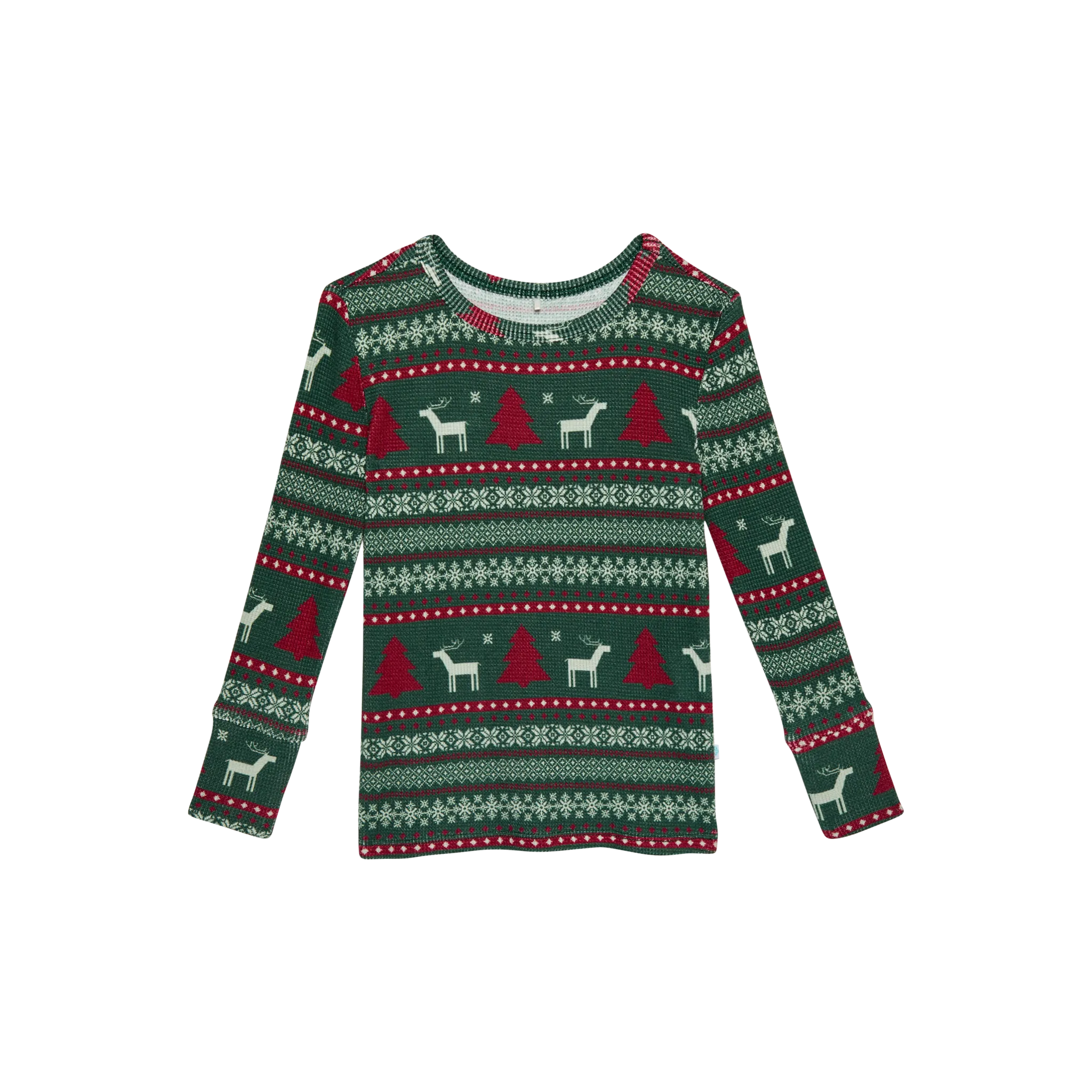 Posh Peanut Holiday Fair Isle Classic Pajama Set