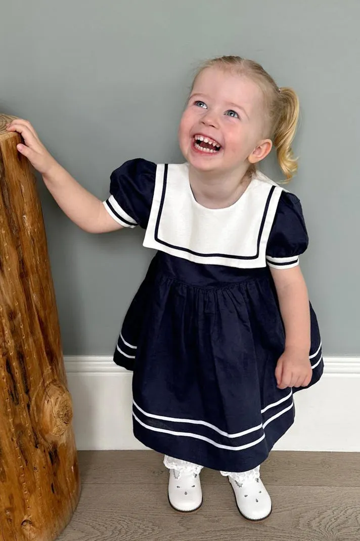 "Mira" Navy Sailor Dress