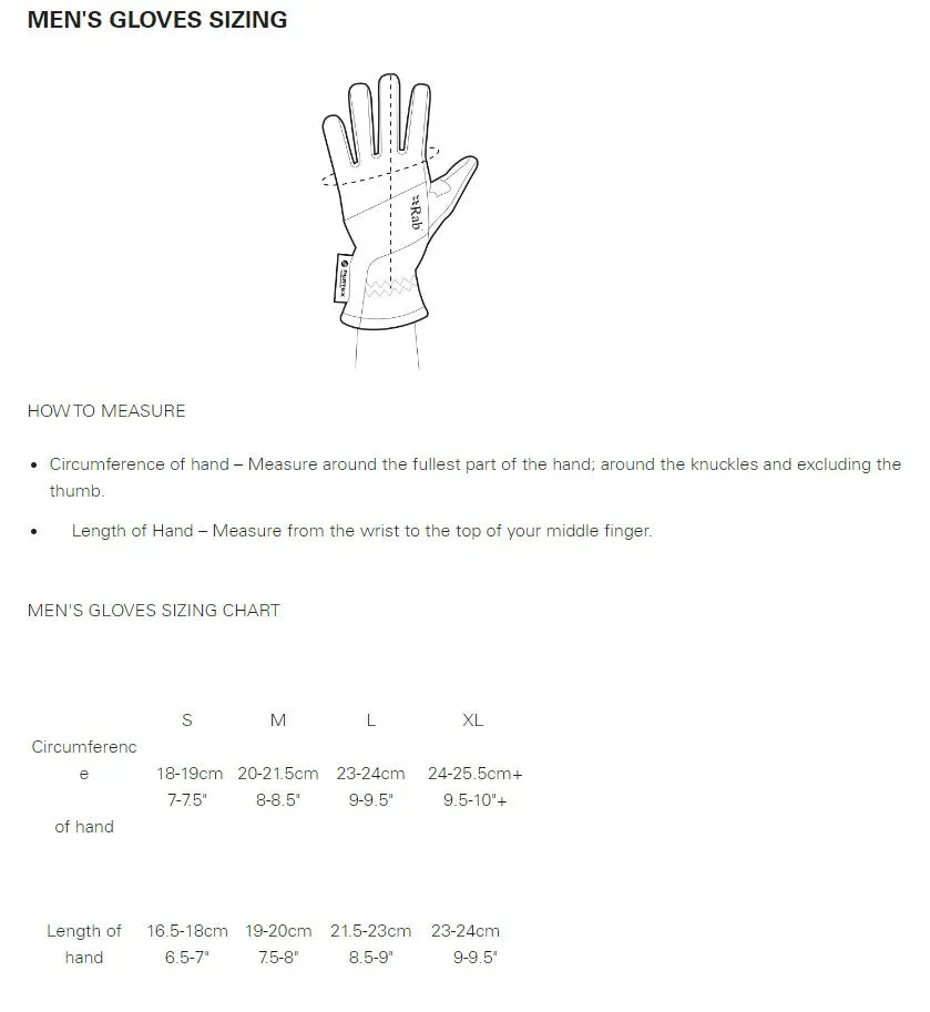 Rab Men's Phantom Contact Grip Glove
