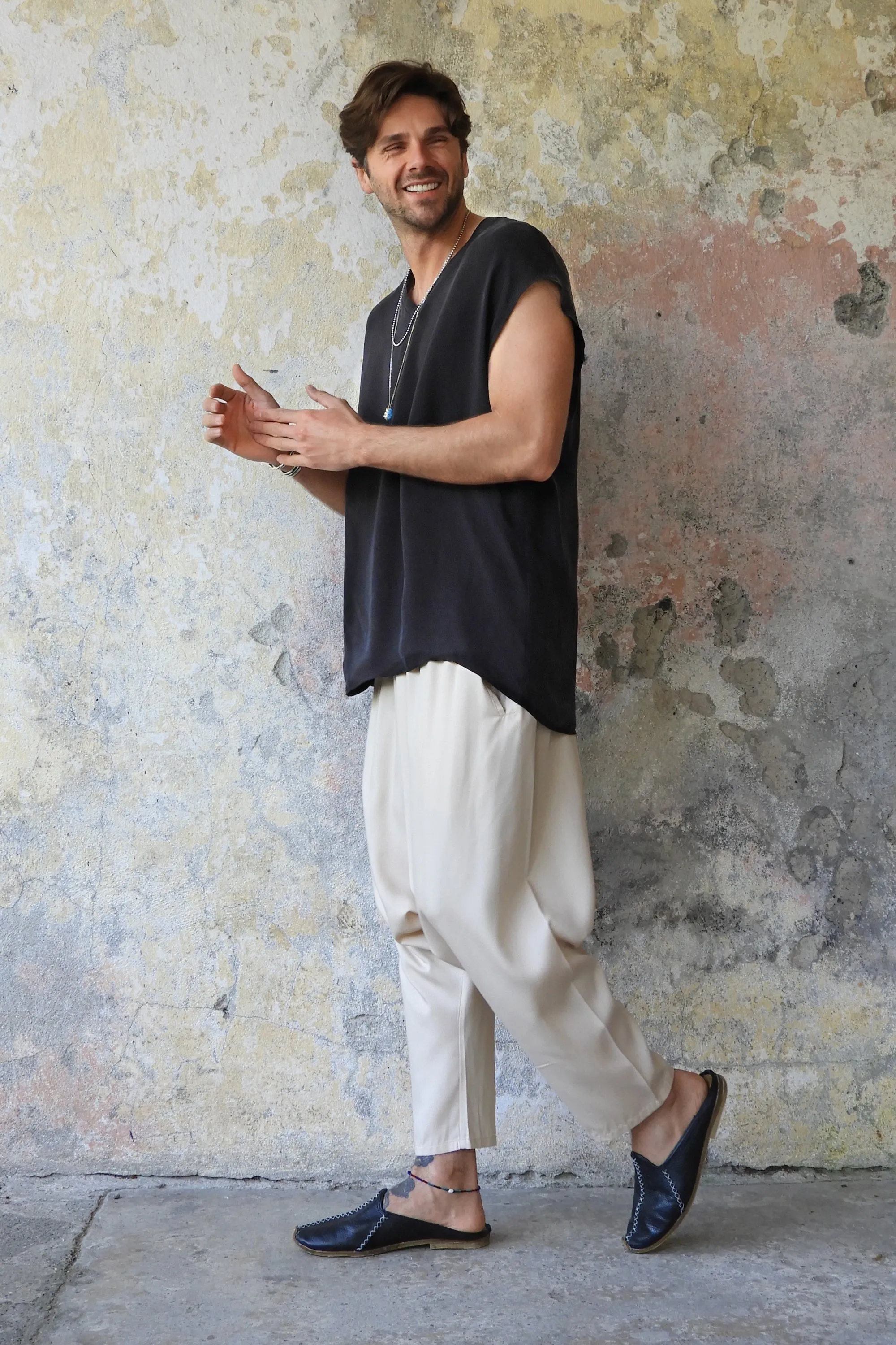 RAVEN Men's Organic Cupro Cotton Shirt