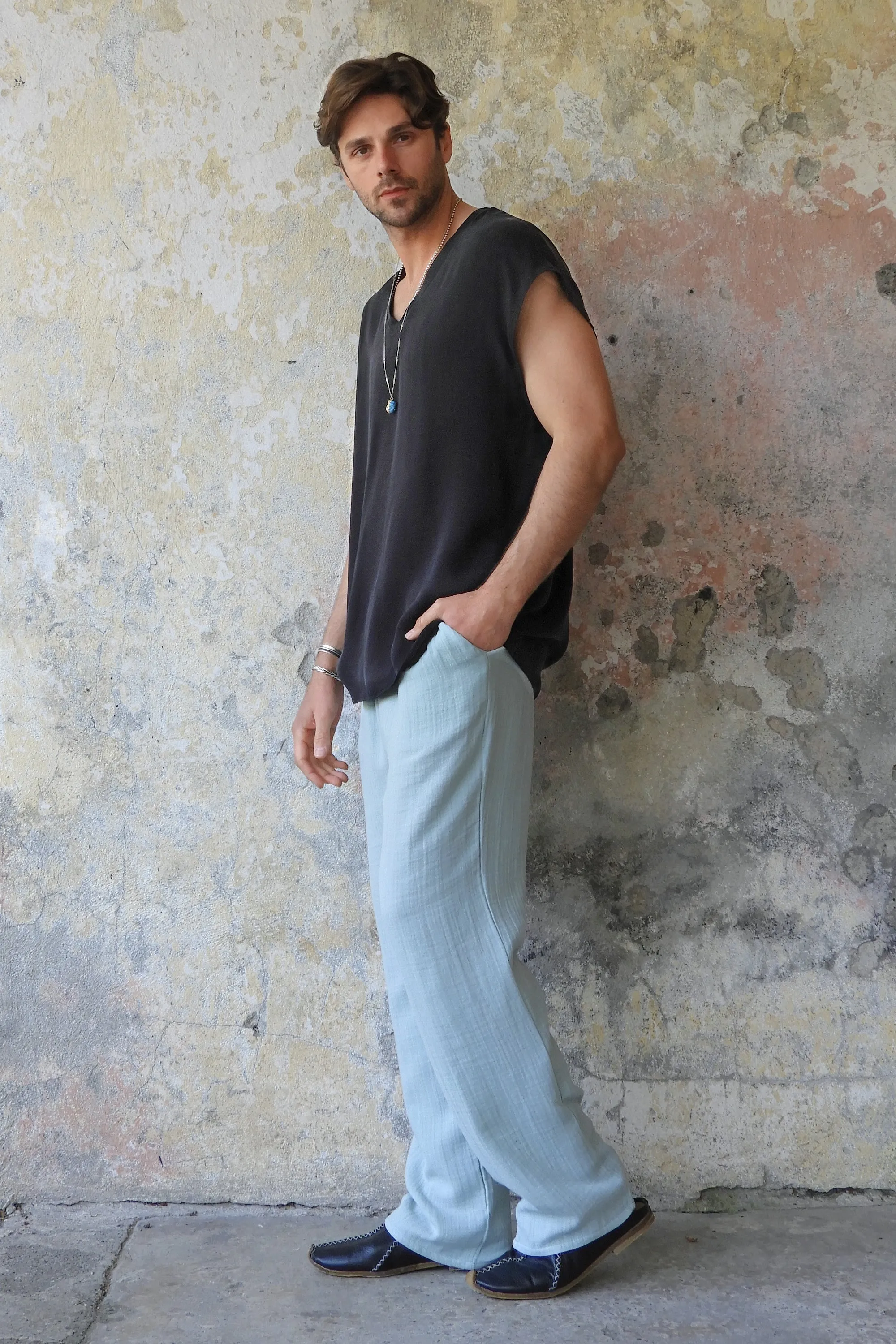 RAVEN Men's Organic Cupro Cotton Shirt