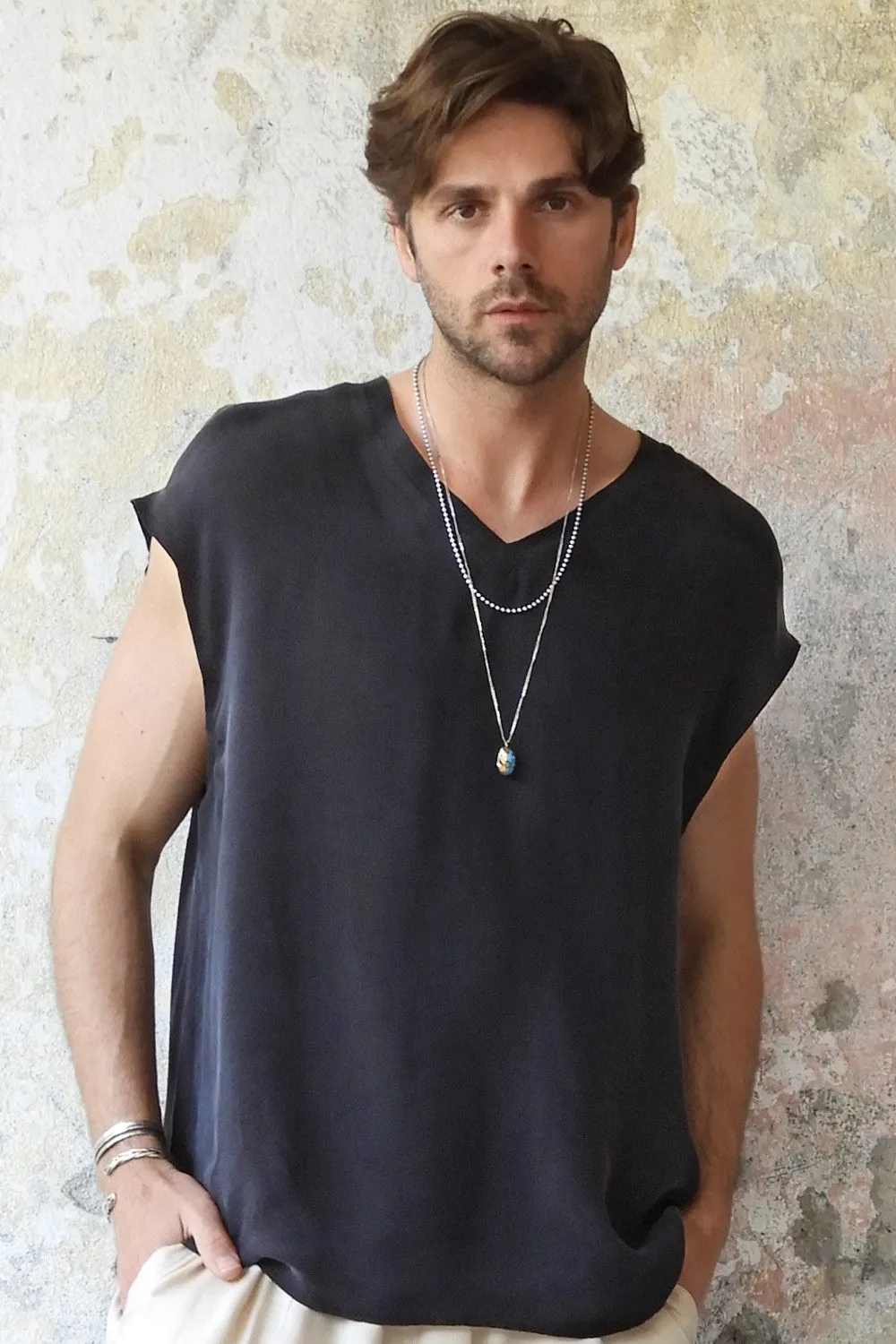 RAVEN Men's Organic Cupro Cotton Shirt