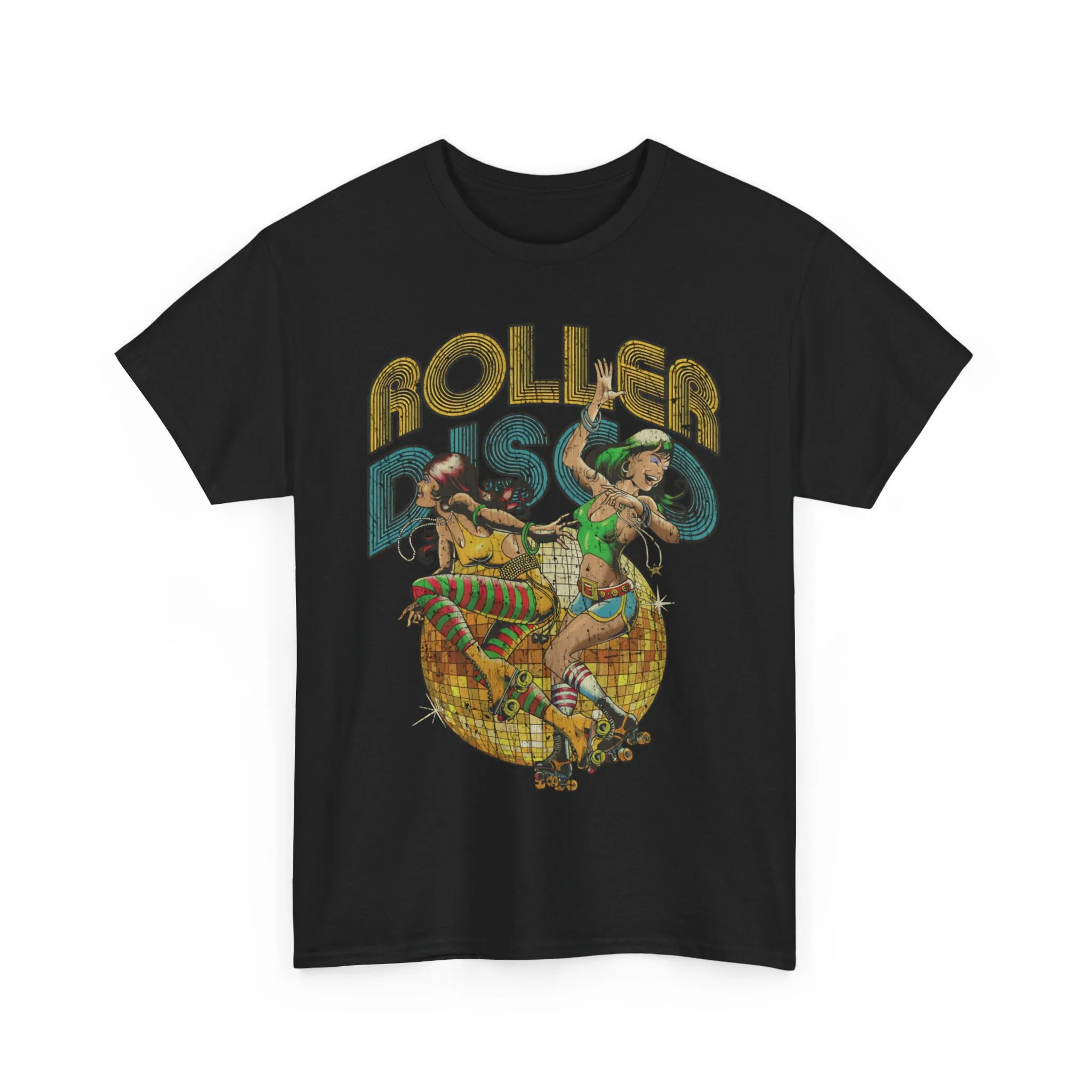 Roller Disco 1980 Party Nightclub Skating T-shirt