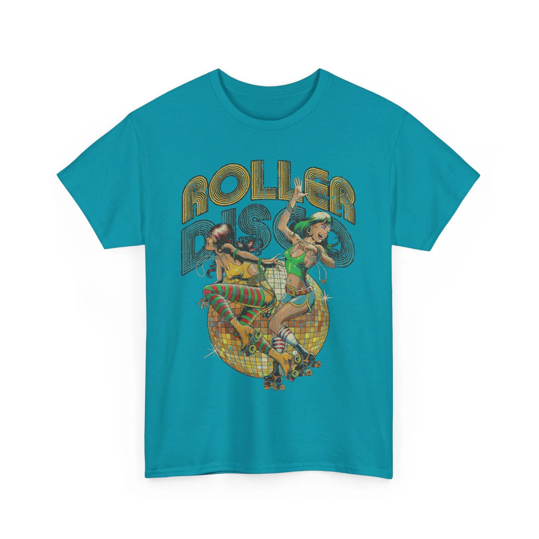 Roller Disco 1980 Party Nightclub Skating T-shirt