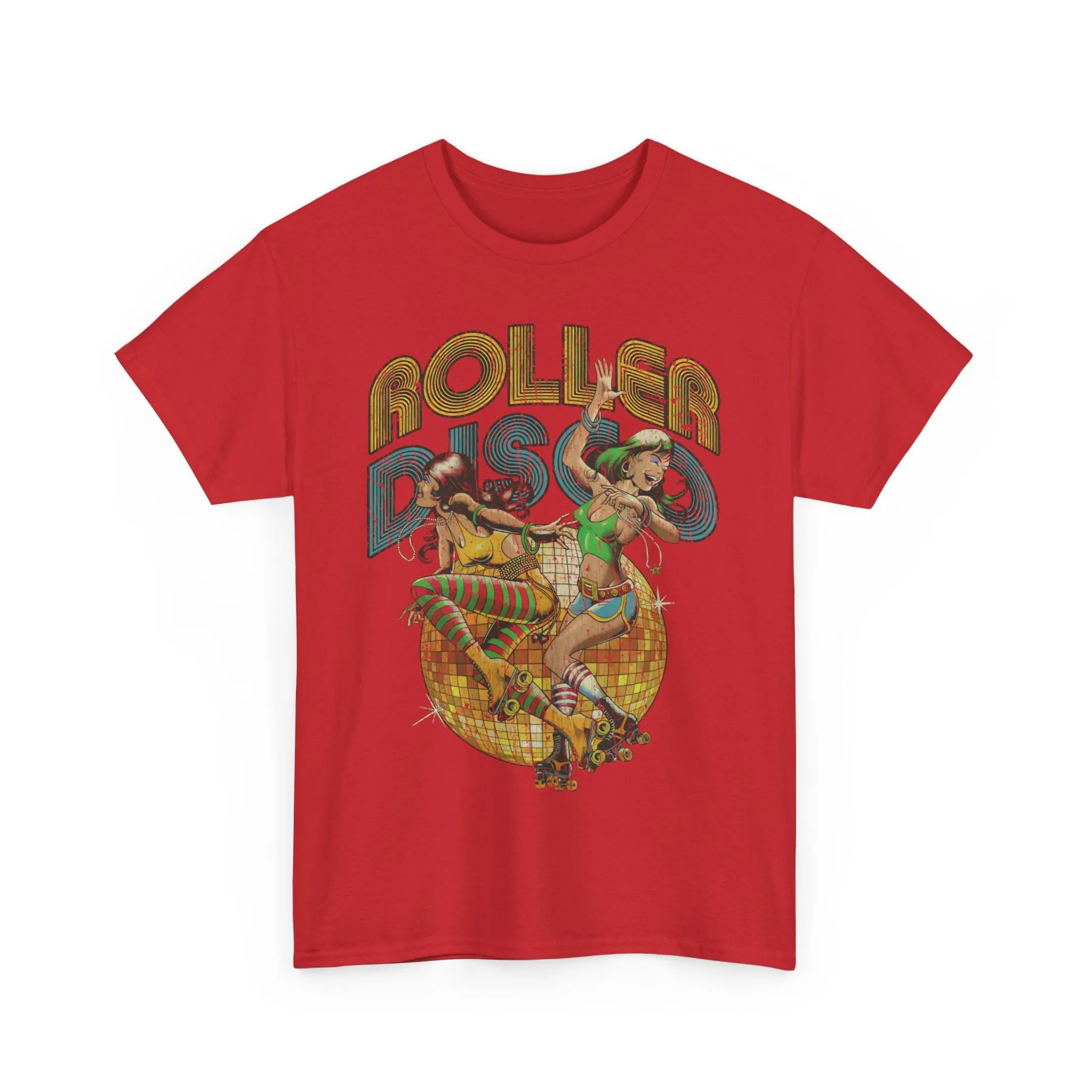 Roller Disco 1980 Party Nightclub Skating T-shirt