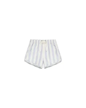 RYLEE   CRU Swim Trunk || Blue Stripe