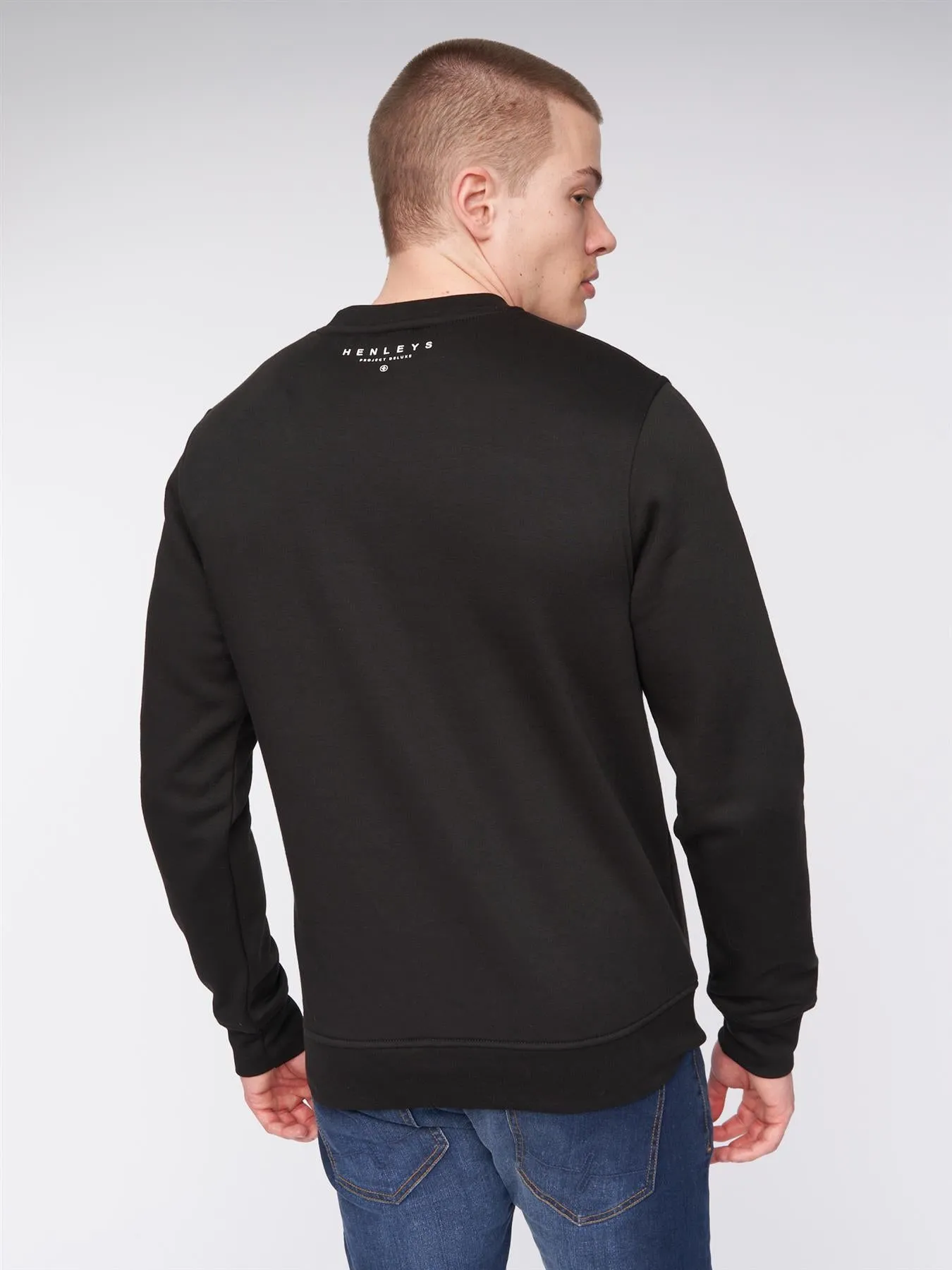Scripthen Crew Sweat Black