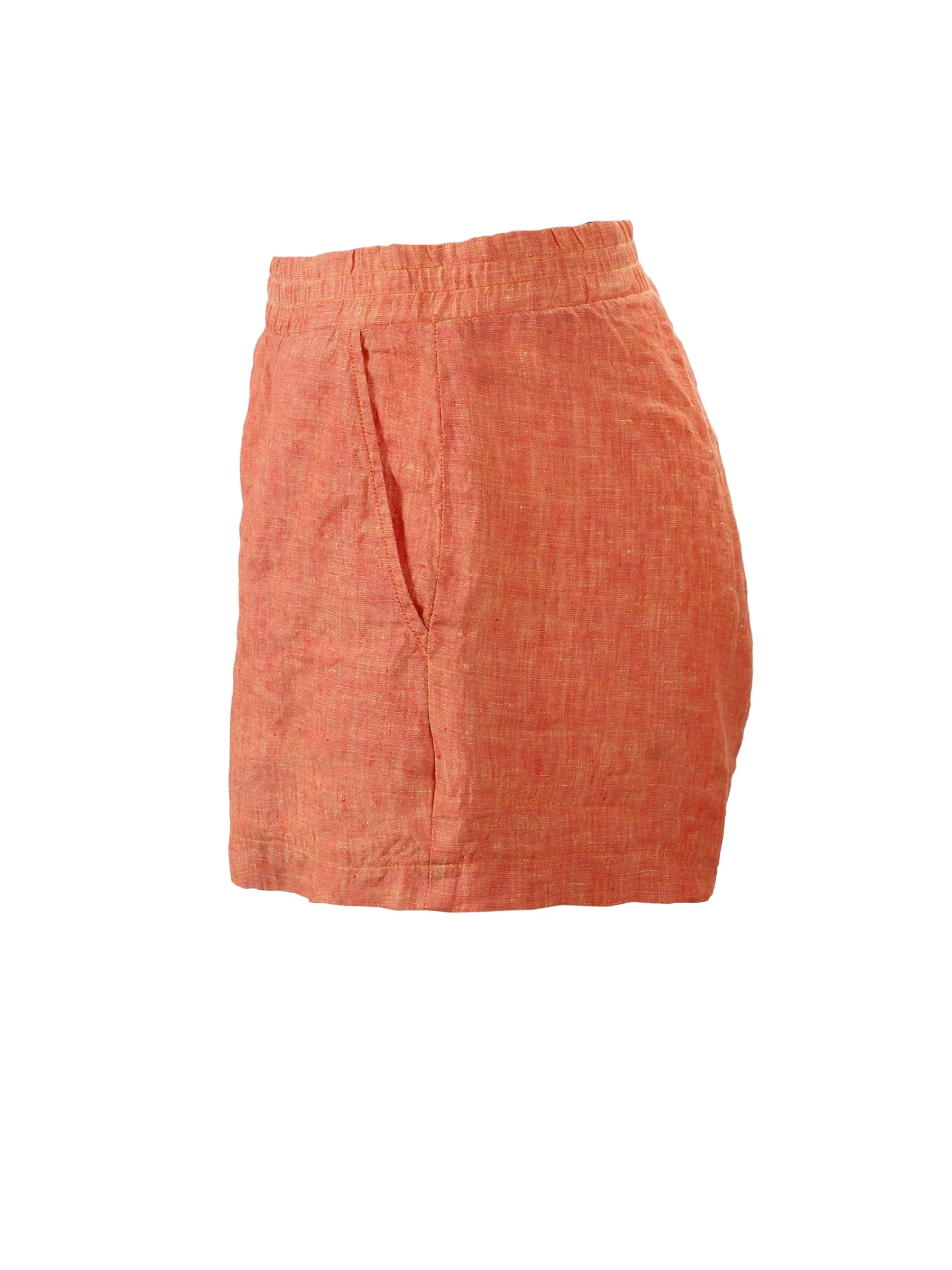 Seaside Linen Short Natural/Royal Batik