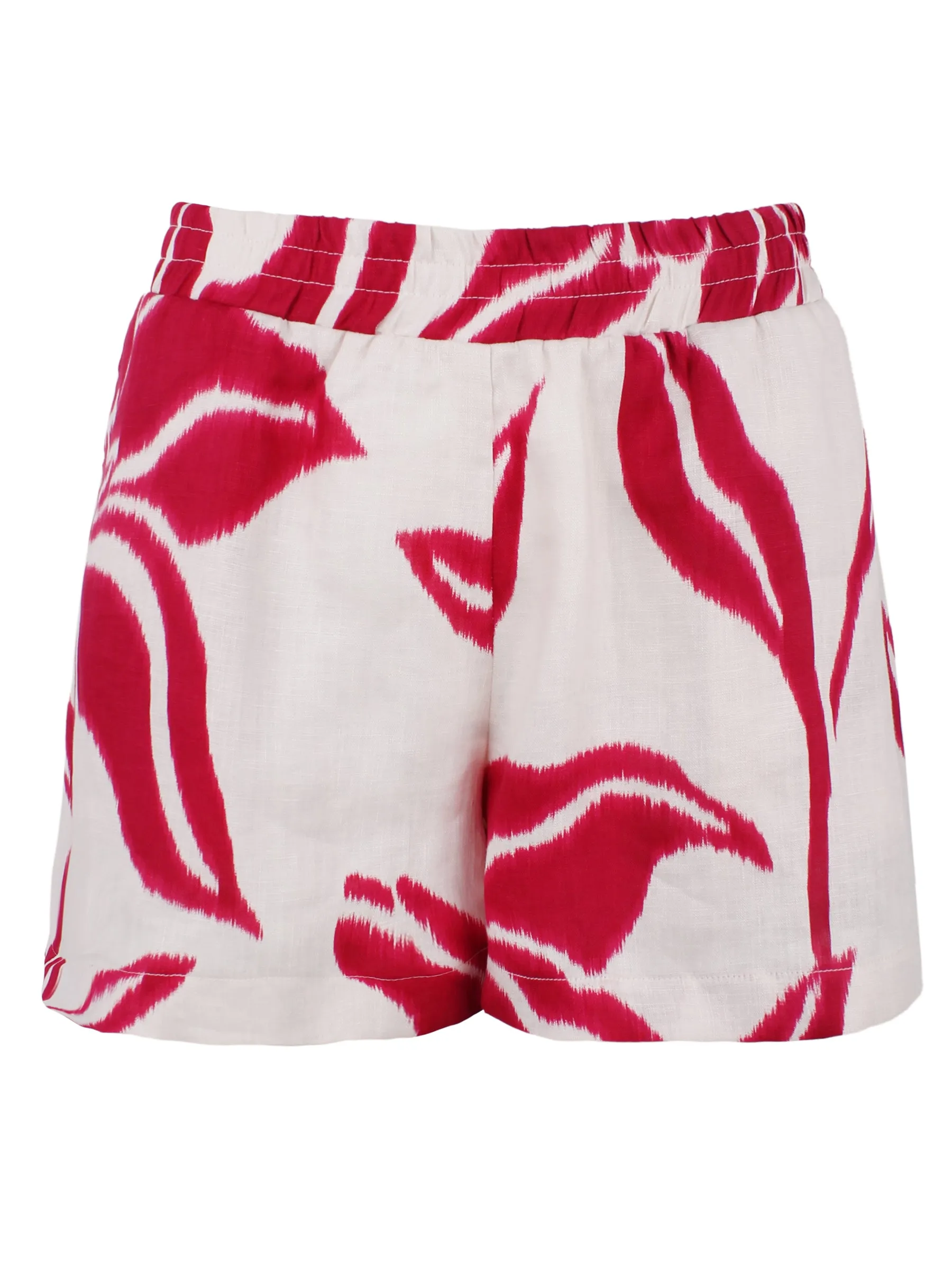 Seaside Linen Short Natural/Royal Batik
