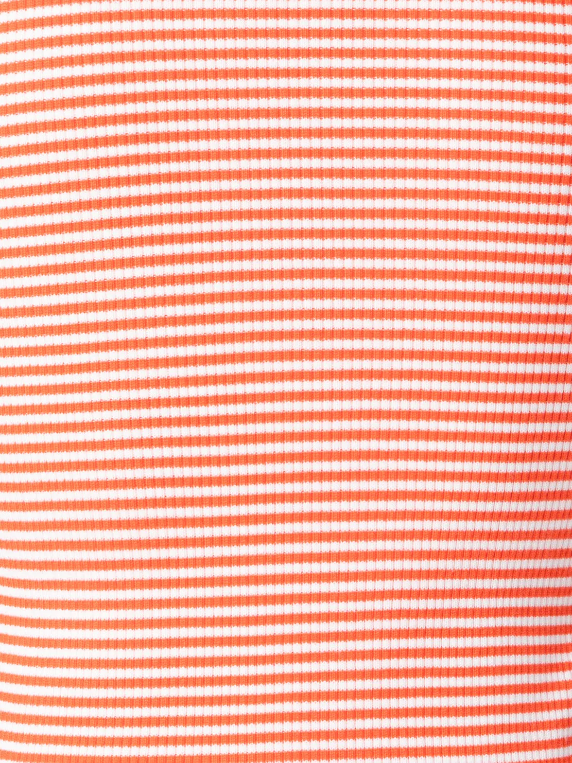 Short Sleeve Sweater in Striped Virgin Wool