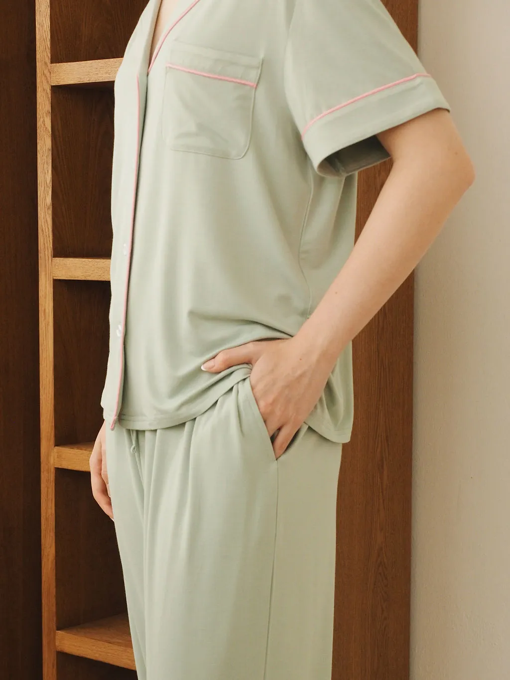 Signature Pyjamas Set | Spring Green
