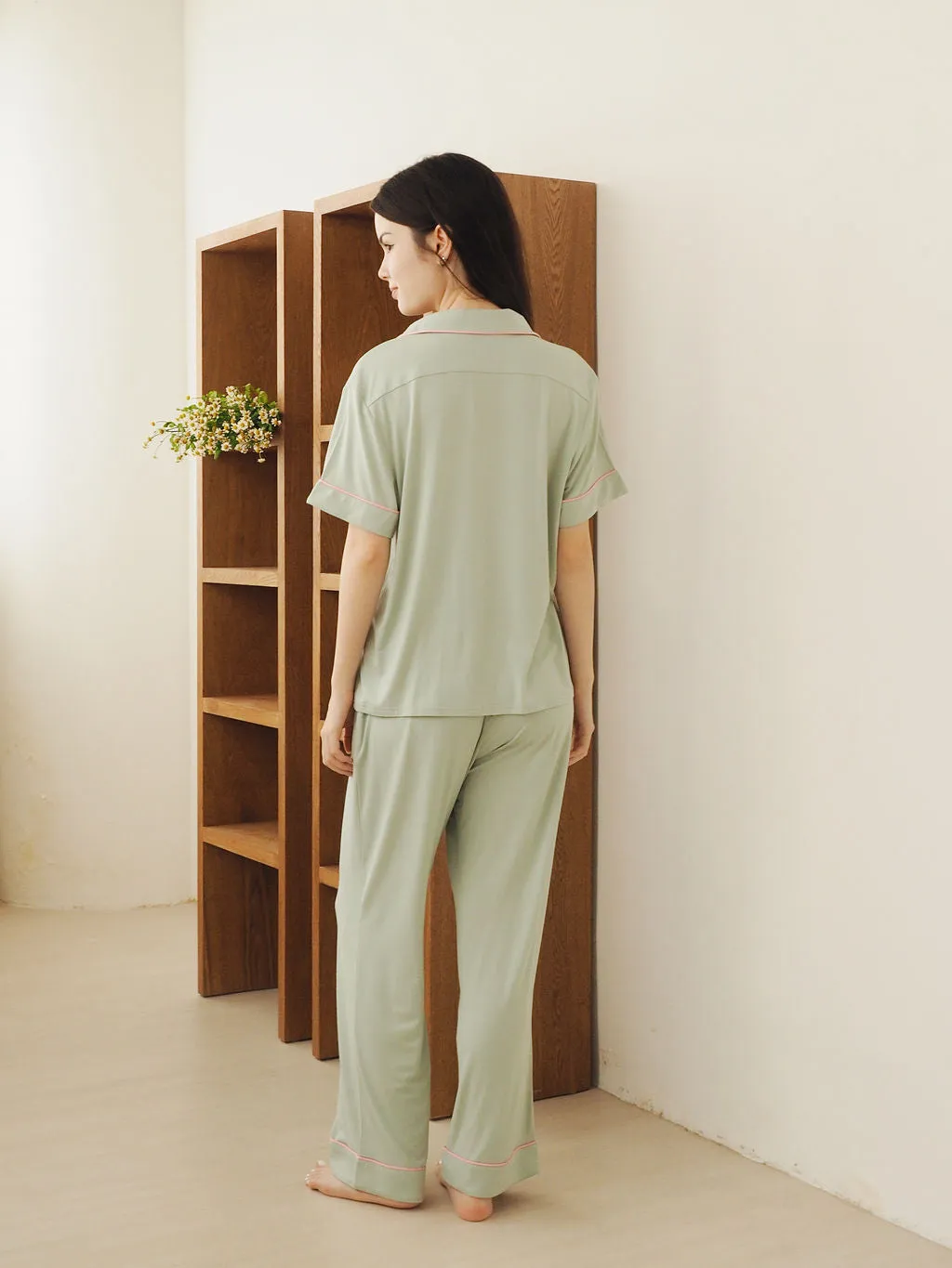 Signature Pyjamas Set | Spring Green