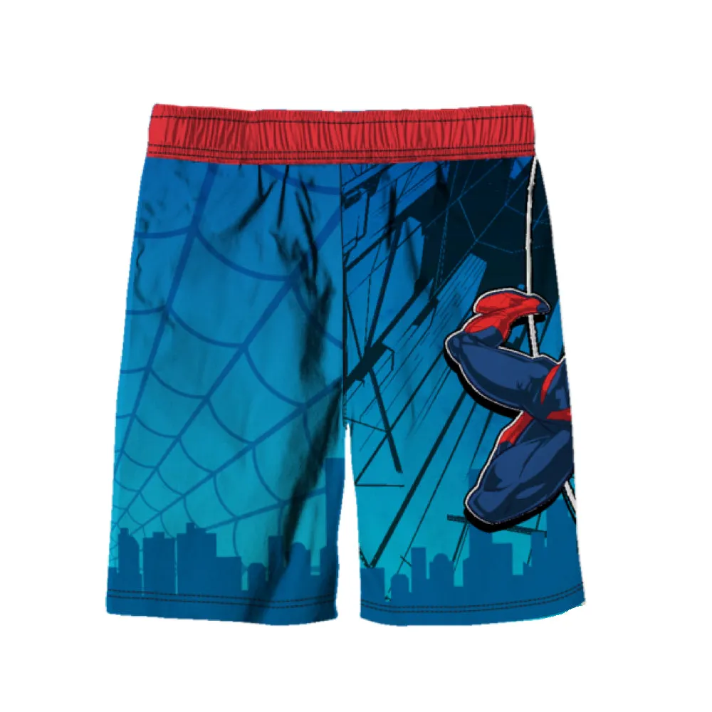 Spider-Man Boy Swim Trunks Bathing Suit for Boys Red
