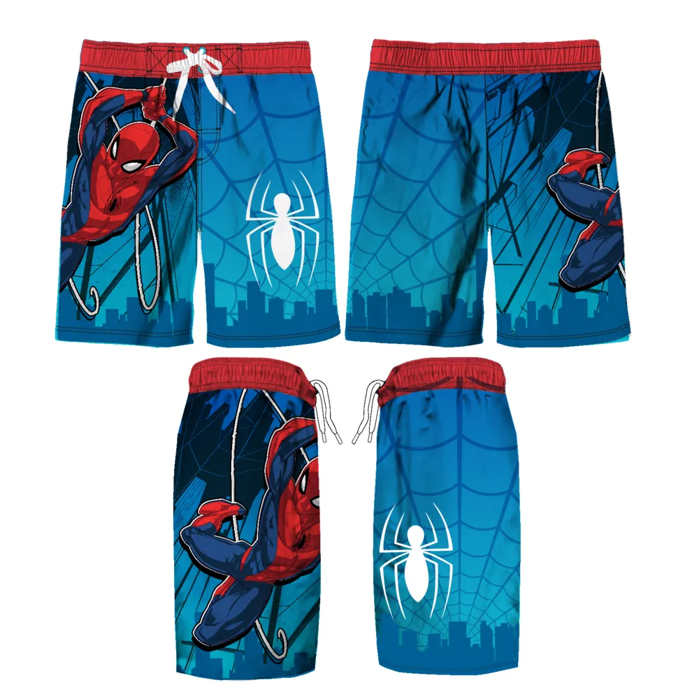 Spider-Man Boy Swim Trunks Bathing Suit for Boys Red