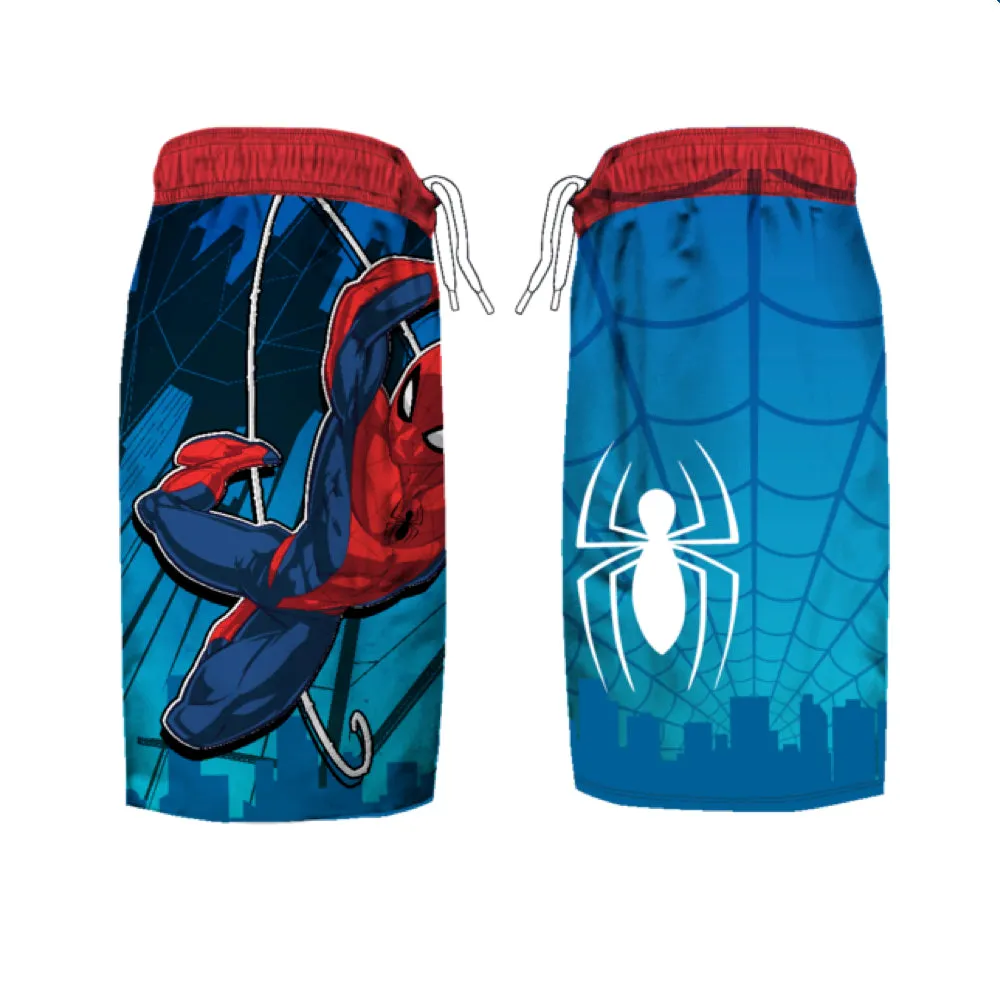 Spider-Man Boy Swim Trunks Bathing Suit for Boys Red
