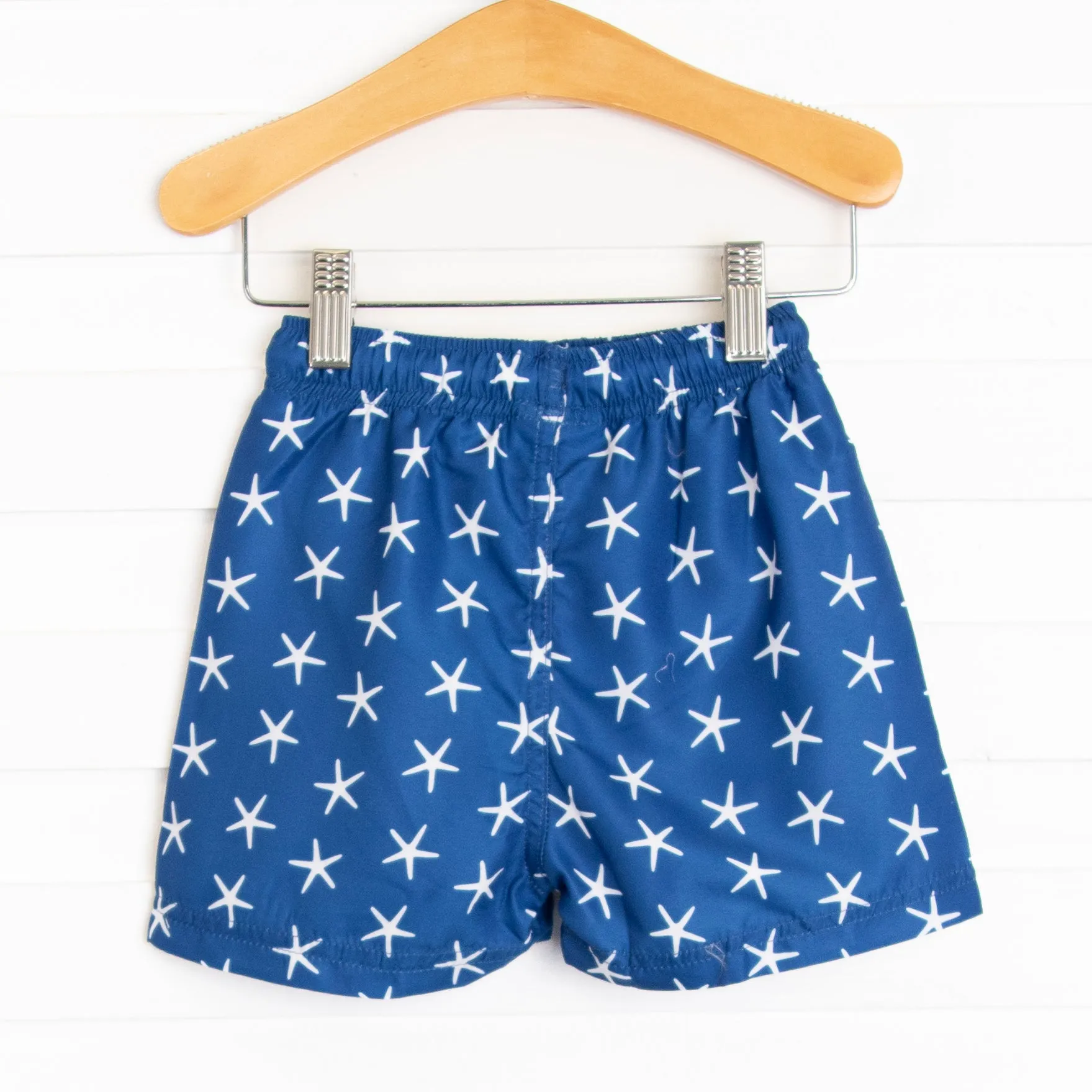 Star of the Sea Swim Trunks, Blue