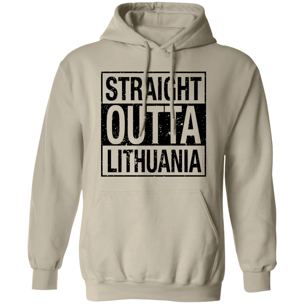 Straight Outta Lithuania - Men/Women Unisex Comfort Pullover Hoodie