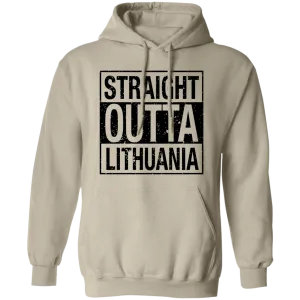 Straight Outta Lithuania - Men/Women Unisex Comfort Pullover Hoodie