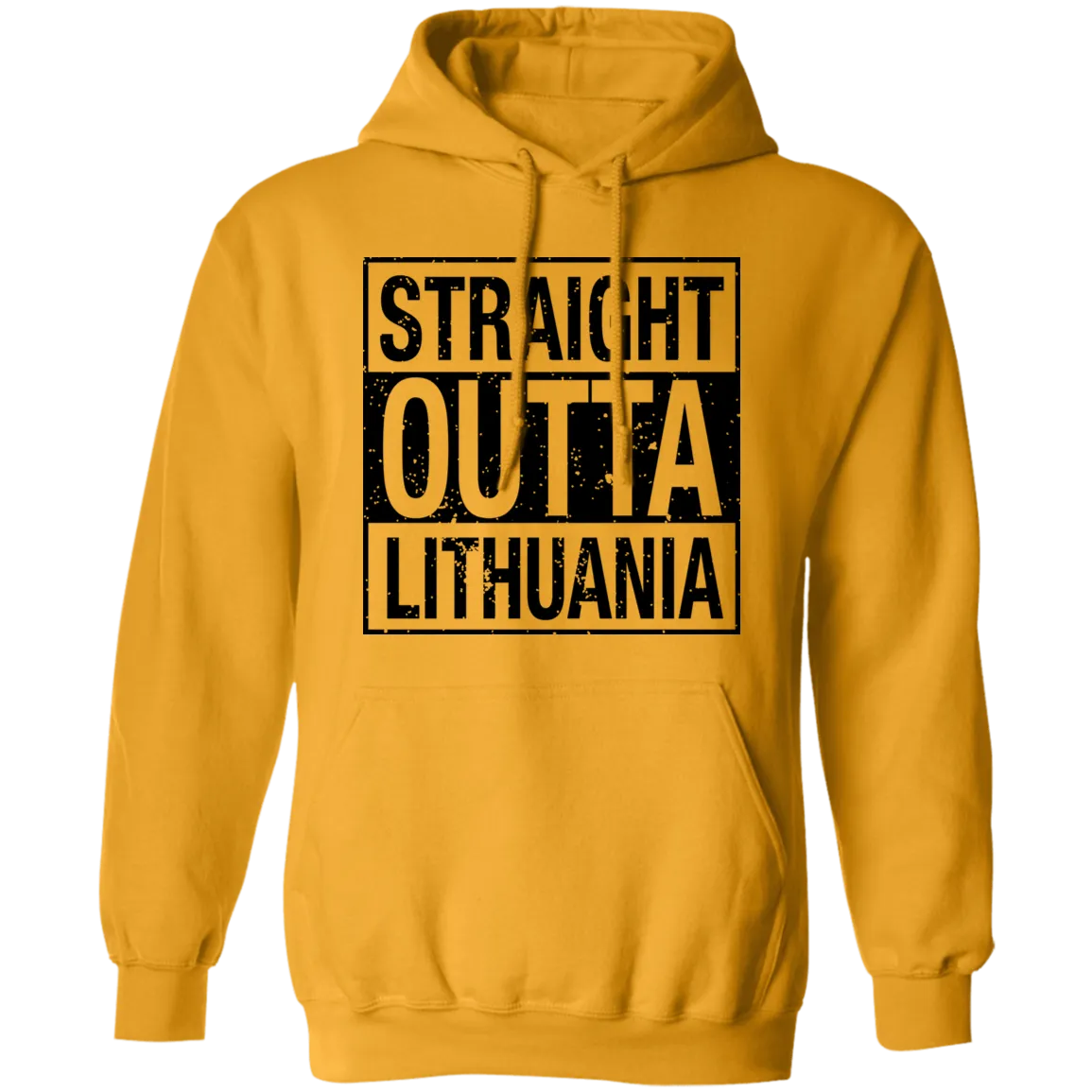 Straight Outta Lithuania - Men/Women Unisex Comfort Pullover Hoodie
