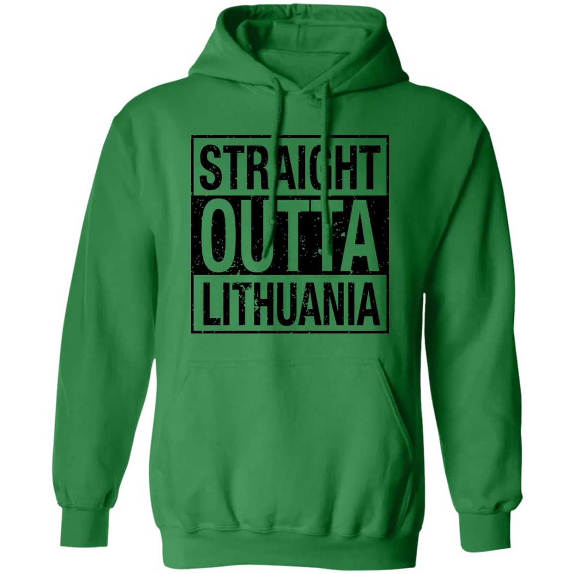 Straight Outta Lithuania - Men/Women Unisex Comfort Pullover Hoodie
