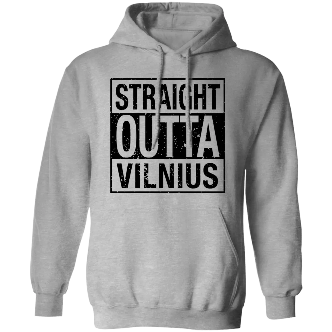 Straight Outta Vilnius - Men/Women Unisex Comfort Pullover Hoodie