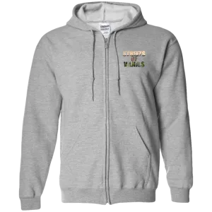 Streets of Vilnius - Men/Women Unisex Comfort Full-Zip Hoodie