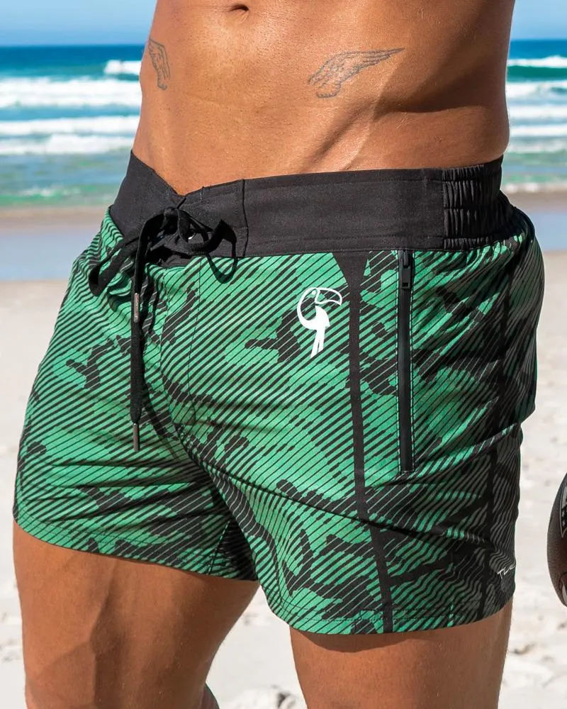 Striped Green Camo  - 3"