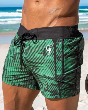 Striped Green Camo  - 3"