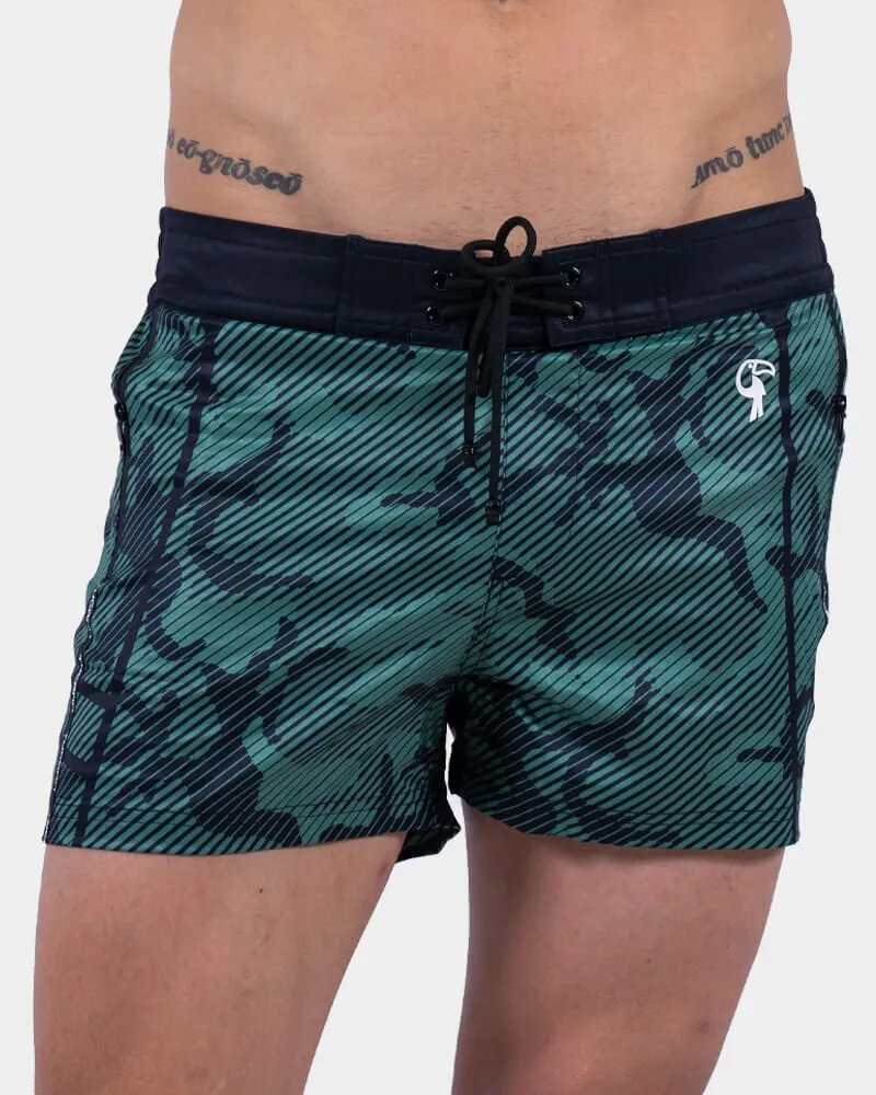 Striped Green Camo  - 3"