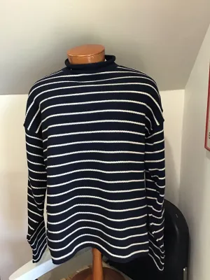 Striped Roll Neck Sweater