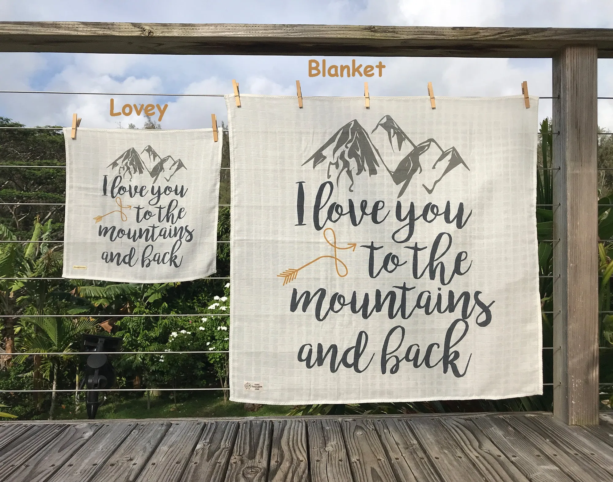 Swaddle Muslin Blanket - MOUNTAIN LOVE