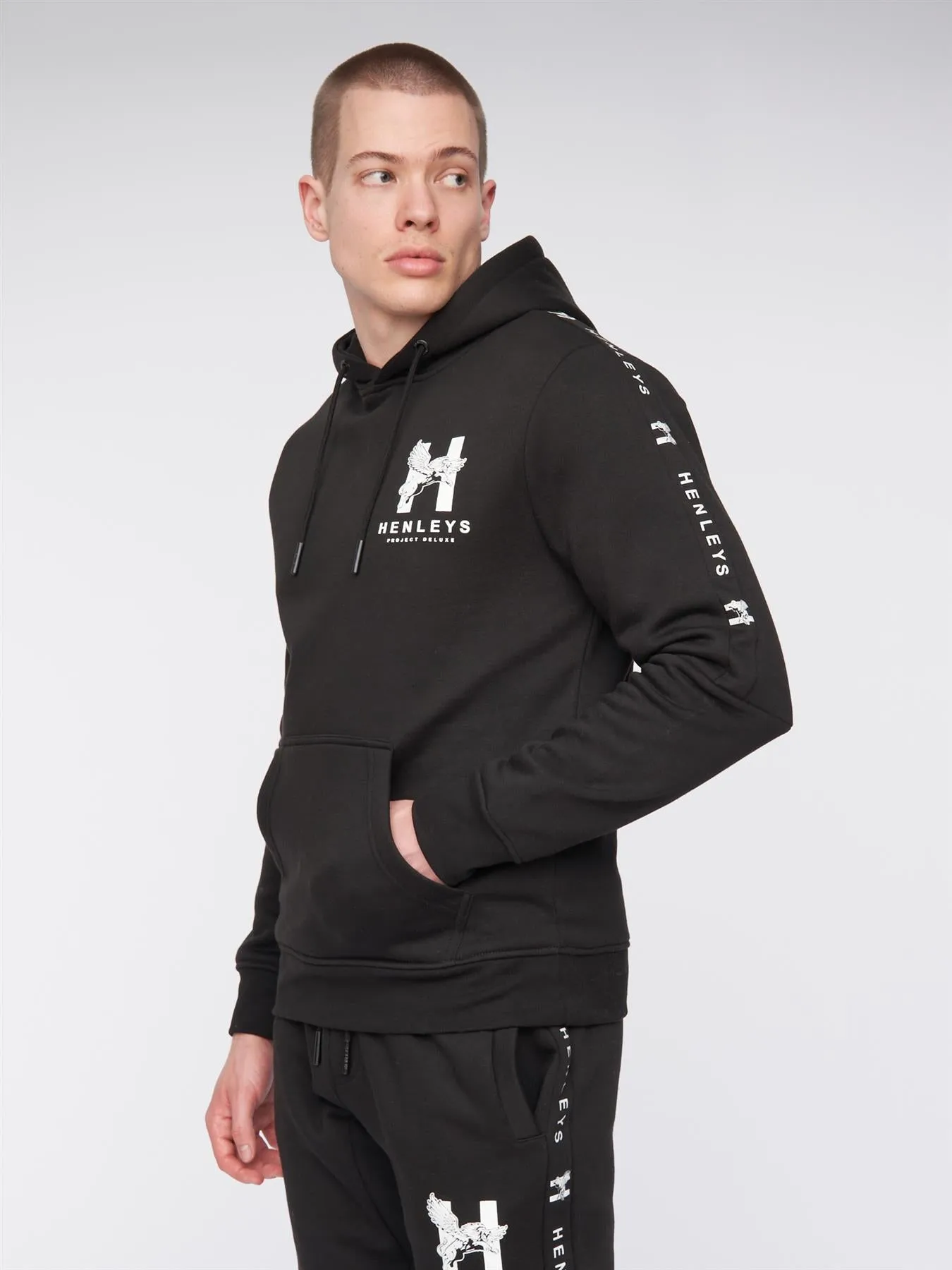 Tapehen Hoodie Black