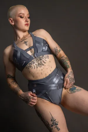 Tatiana Active Faye Shorts - Shiny Gunmetal