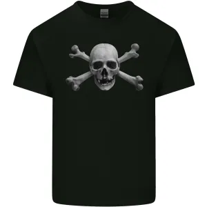 The Jolly Roger Skull Pirates Sailing Sailor Mens Light Cotton T-Shirt