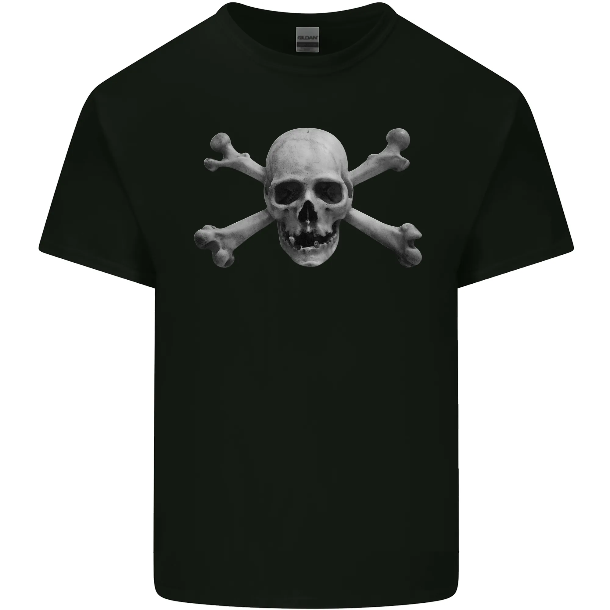 The Jolly Roger Skull Pirates Sailing Sailor Mens Light Cotton T-Shirt