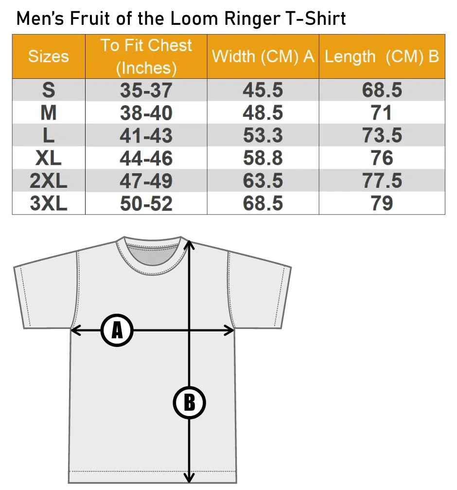 The Jolly Roger Skull Pirates Sailing Sailor Mens Ringer T-Shirt FotL