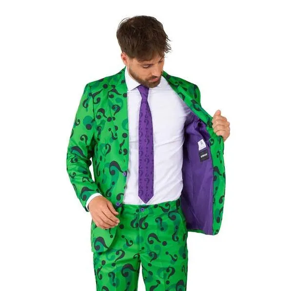 The Riddler Villain Suit Costume