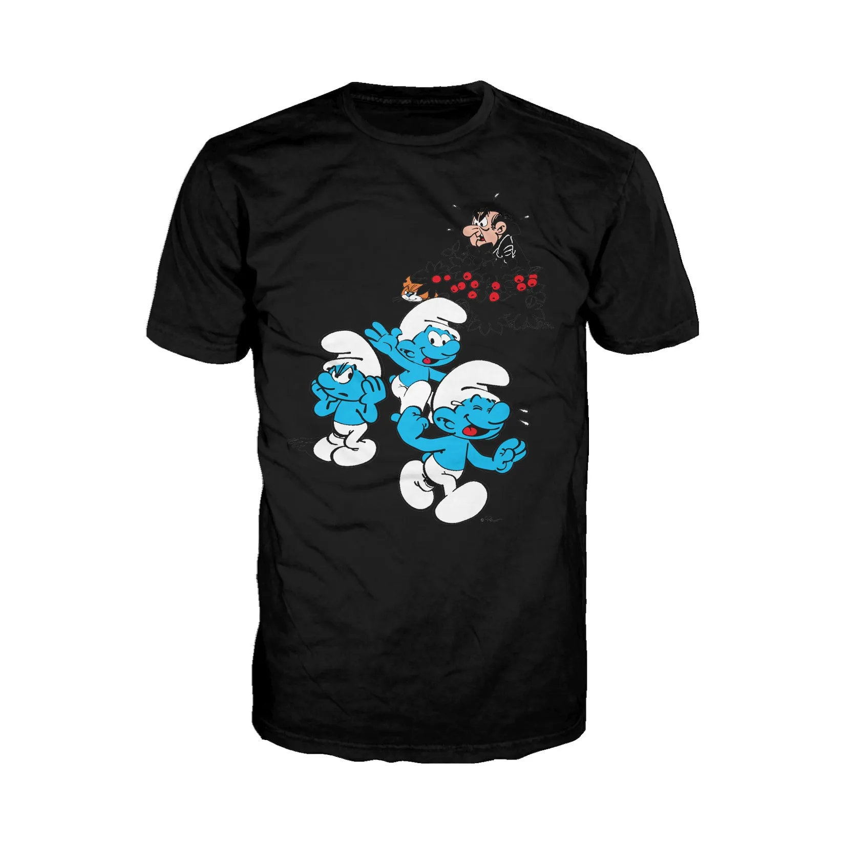 The Smurfs Group Smurfs Gargamel Official Men's T-Shirt (Black)