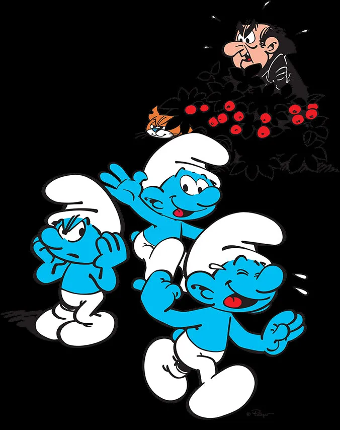 The Smurfs Group Smurfs Gargamel Official Men's T-Shirt (Black)